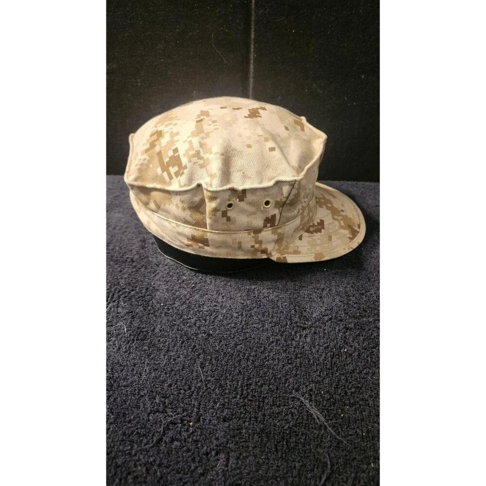 Marine Corp Garrison Marpat Desert Cover/Cap/Hat Size Med 8405-01-485-4316 USMC